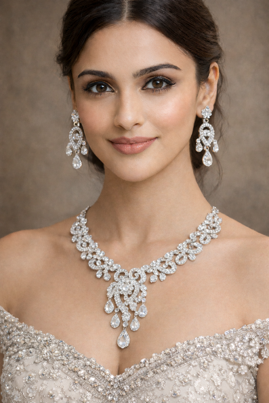 Pure silver shine chain necklace