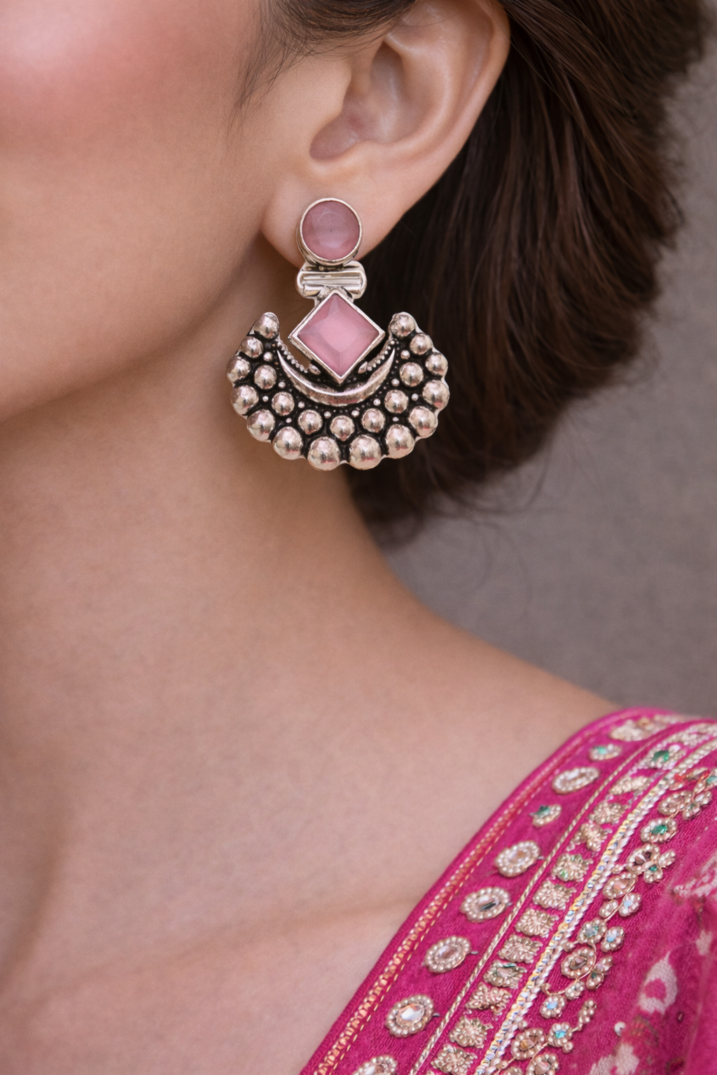 Chand Bali Rose Pink image 1