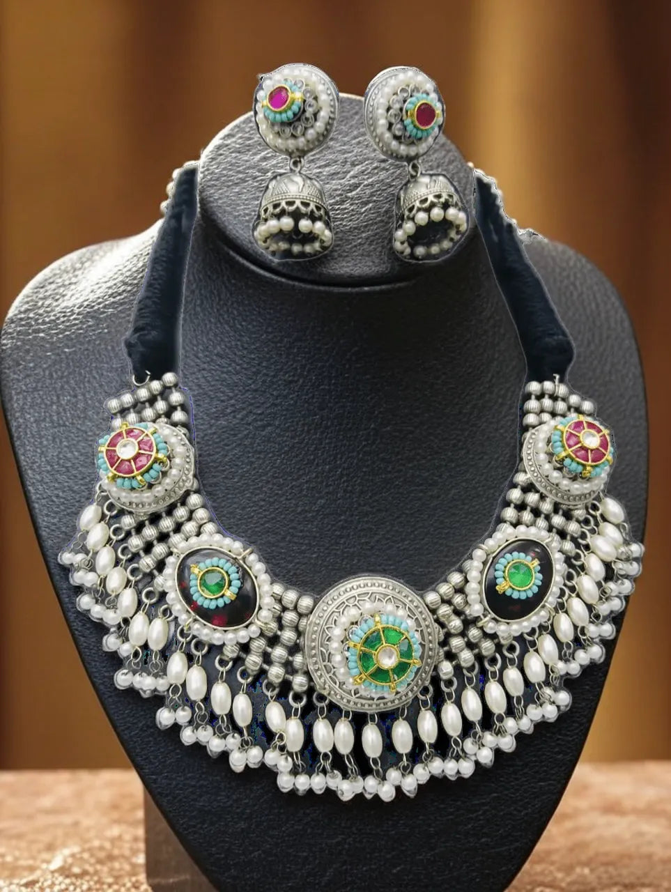 Midnight Navrang Necklace Set image 3