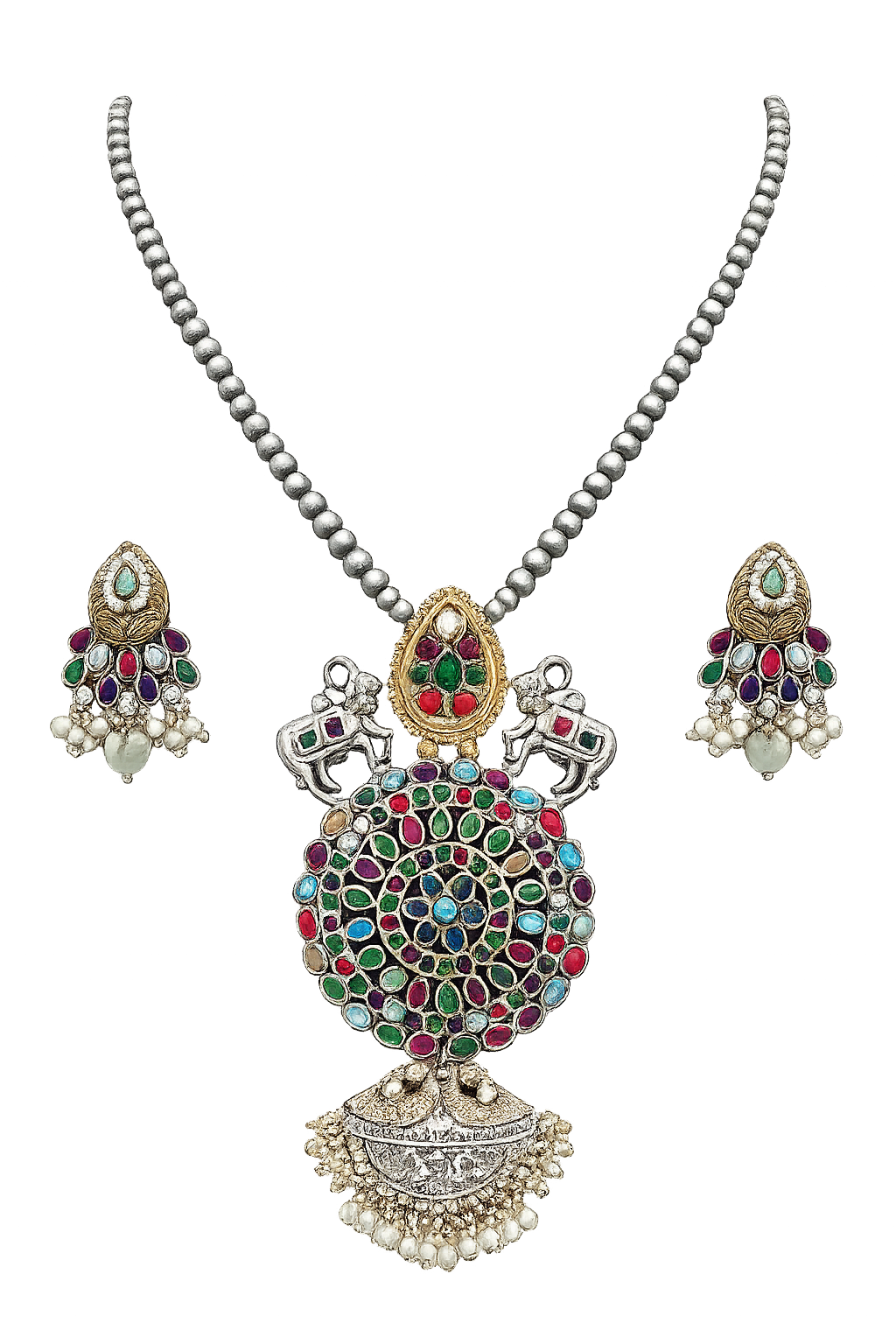 Multi Colored Kundan Set image 0