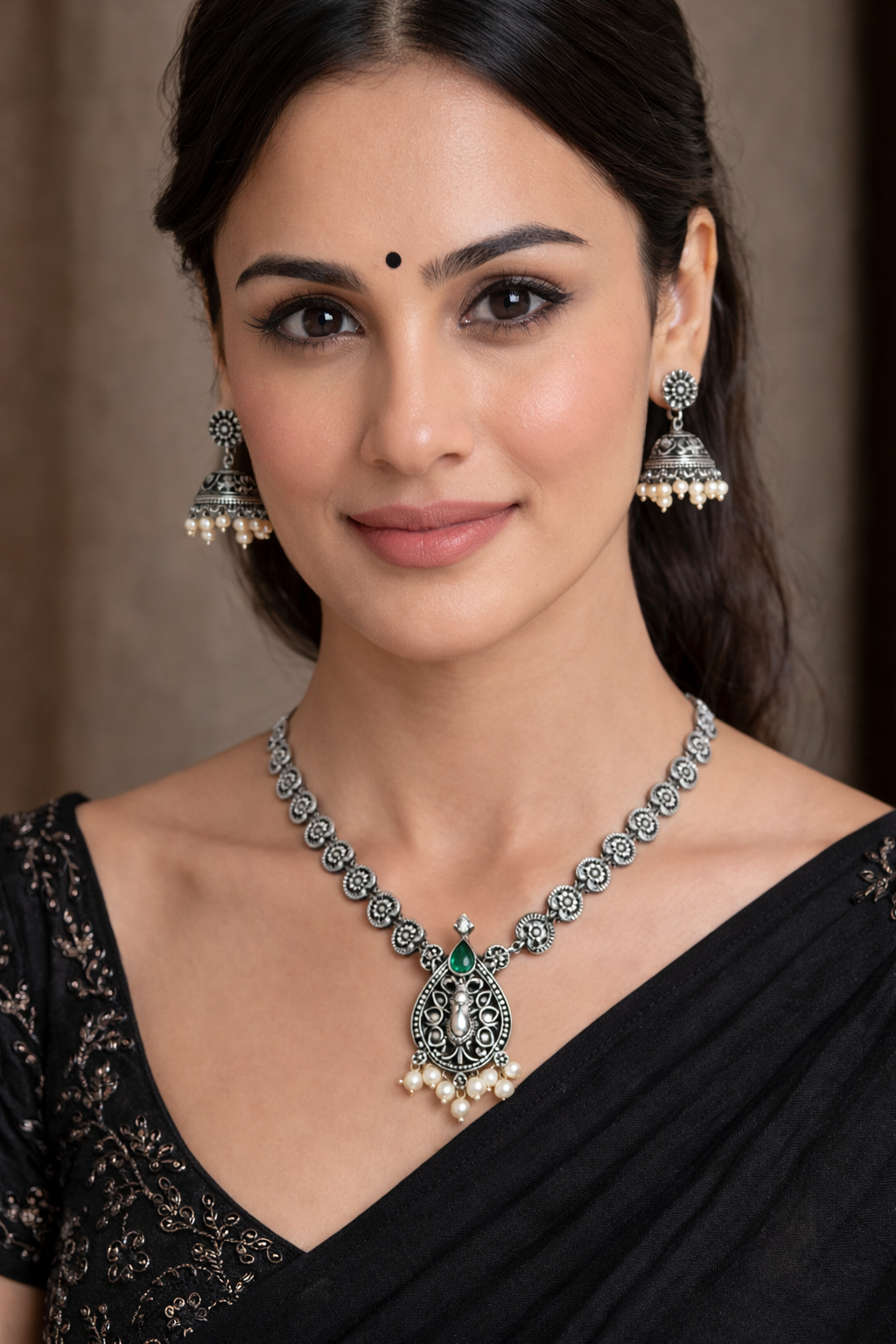 Oxidised Peacock set