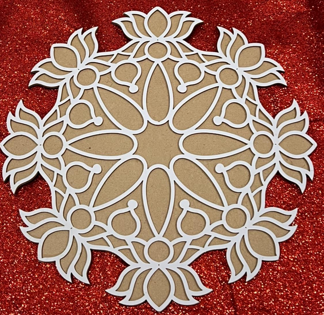 Lotus Mandala Floral Rangoli