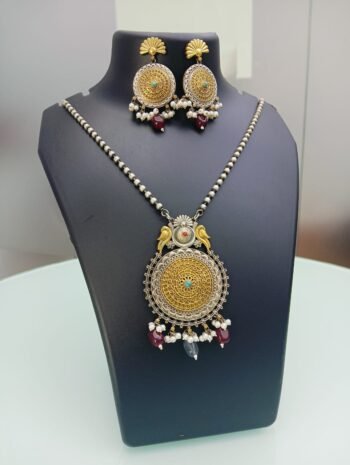 Navratri Special Round Necklace