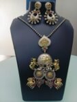 Peacock And Cow Set With Earings