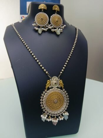 Navratri Special Round Necklace