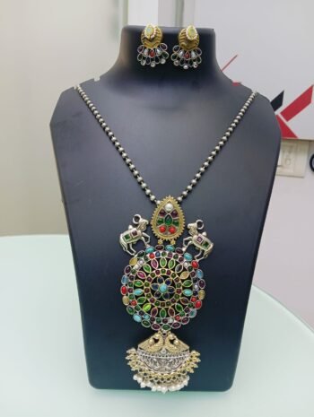 Multi Colored Kundan Set